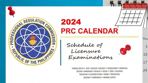 prc online schedule